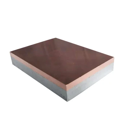 Placa de alumínio revestida de cobre usada para placa bimetálica revestida de cobre à base de alumínio do radiador