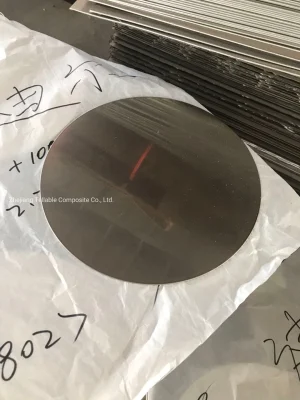 Material de metal circular revestido triplamente revestido de aço inoxidável de baixo preço para utensílios de cozinha