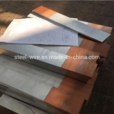 Placa revestida de alumínio titânio cobre aço inoxidável 316
