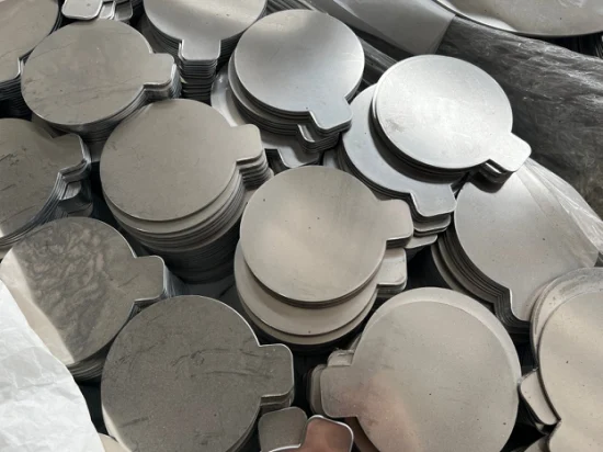 Utensílios de mesa personalizados para construção 304 aço inoxidável 1050 alumínio 430 círculos triplos placa revestida